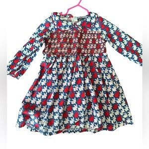 Smocked Easter Bunny Dress 3 year